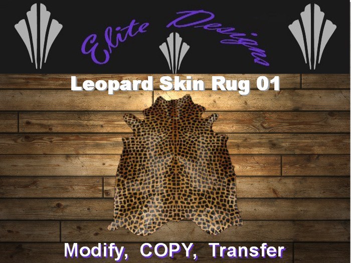 ~~ FULL PERM - Leopard Skin Rug 01 ~~