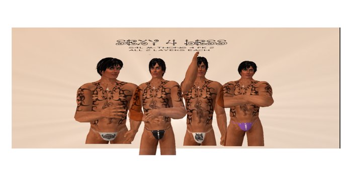 S4L M-THONG 4 PK 2