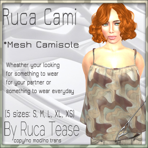 Mesh camisole / Tank top sleevless