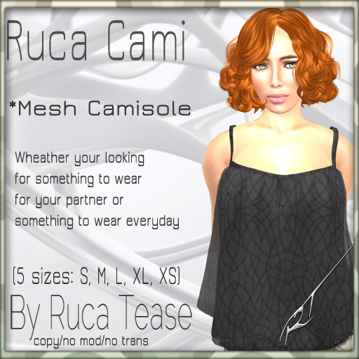 Mesh camisole / Tank top sleevless