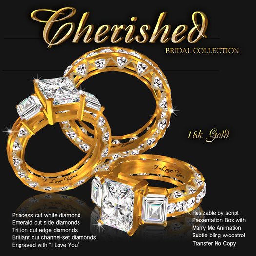 Exquisite Cherished Bridal Collection 18k Gold