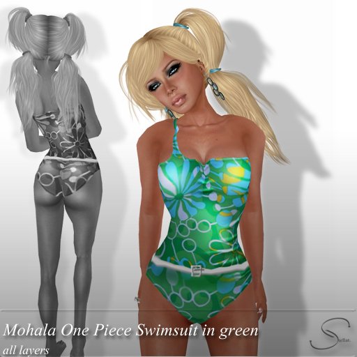 [Stellar] Mohala One Piece Swimsuit in green