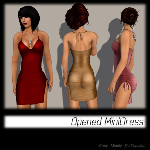 - MPP - Open MiniDress - Black