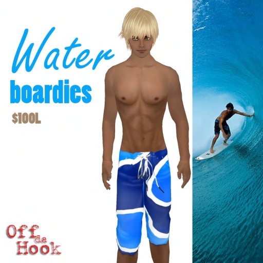 Off da Hook Boardies - Water