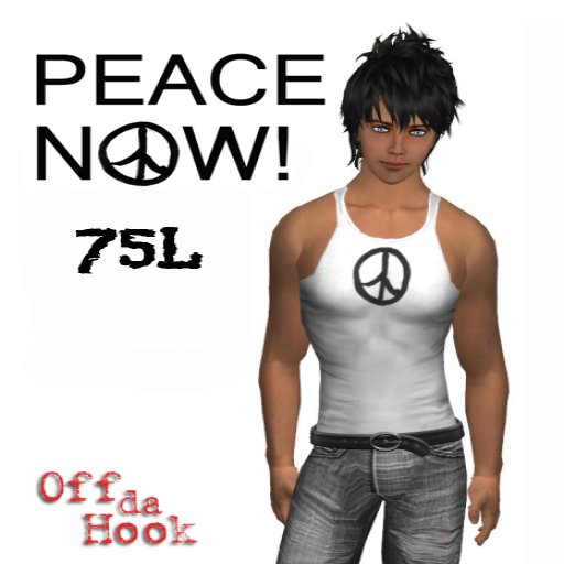 Off da Hook Peace Now! Tanktop - White