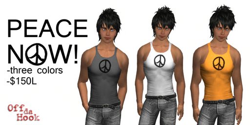 Off da Hook Peace Now! Tanktop Fat Pack