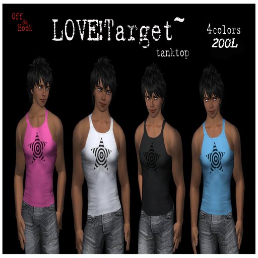 Off da Hook Love Target Tanktop Fat Pack