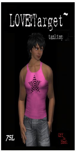Off da Hook Love Target Tanktop - Pink