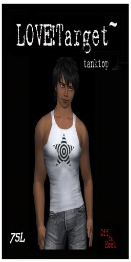 Off da Hook Love Target Tanktop - White