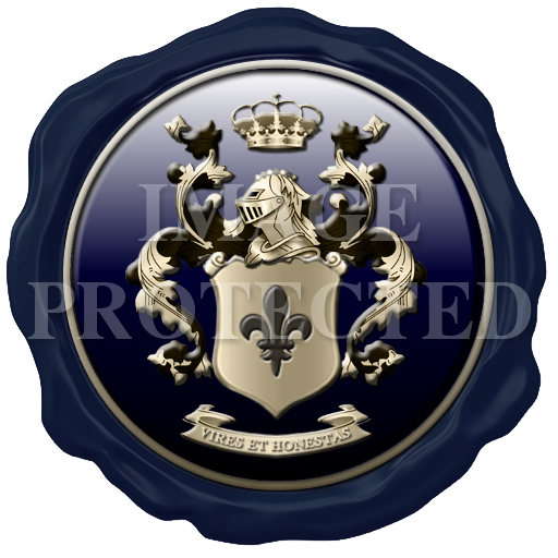 Heraldic Blue Seal