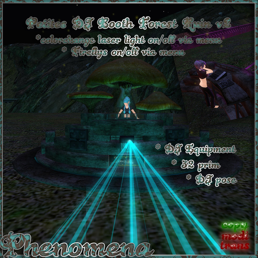 Petite DJ Booth Forest Ruin v2