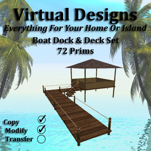 Boat Dock & Deck Set (Copy Version)