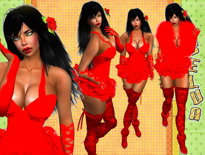  ROJO PASION OUTFIT FEMALE