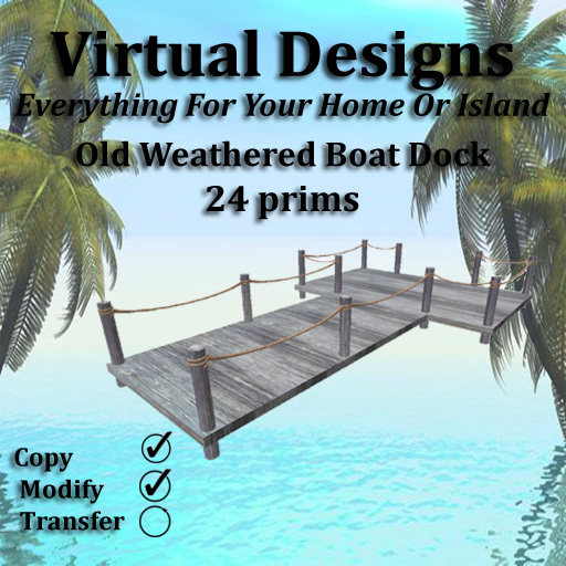 Old Weathered Boat Dock (Copy Version)