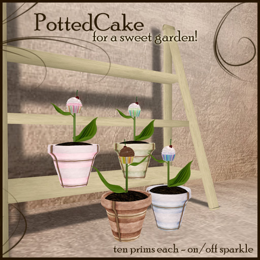 PottedCake :: Cupcake Planters, Pots
