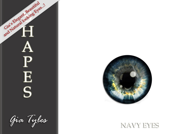 Gia's CUSTOM MADE Navy Eyes