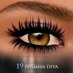 *REDGRAVE* Eyelashes -19- Diva