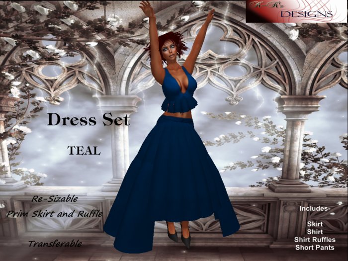 Dress Set Teal