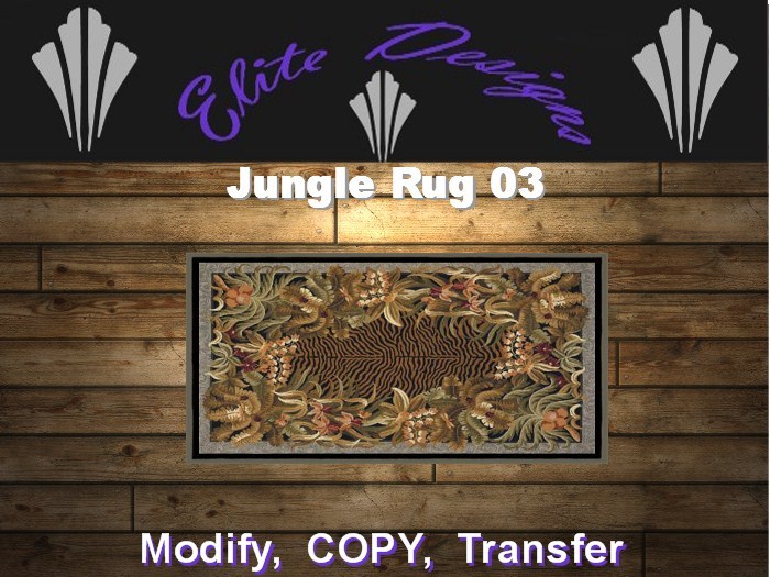 ~~ FULL PERM - Jungle Rug 03 ~~