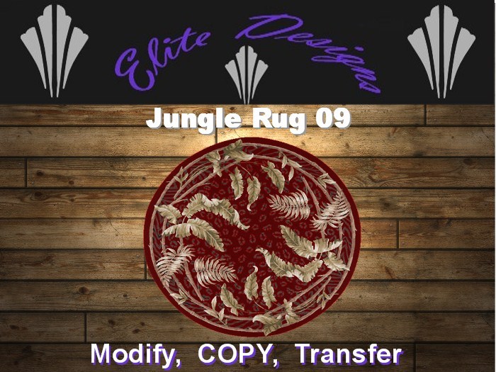 ~~ FULL PERM - Jungle Rug 09 ~~