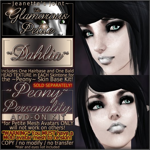 ~JJ~ The Glamorous Petite ~Dahlia~ Personality