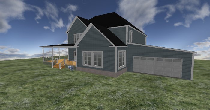 Contemporary Home w/garage