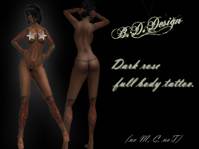 .::B.D.Design::.dark rose tattoo**SPECIAL PROMO*