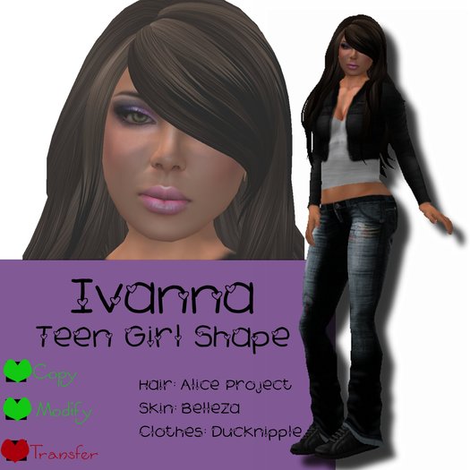 [5LS] Ivanna - Teen Girl Shape