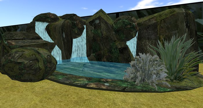 Jungle Rock Waterfall