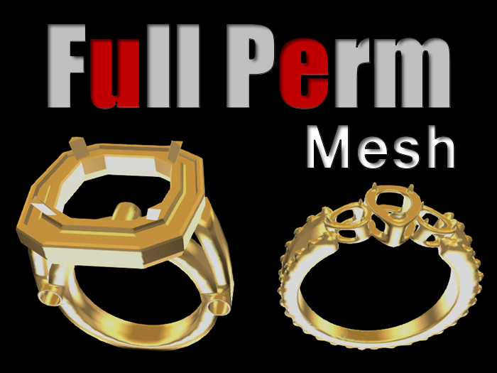 Full Perm Wedding rings