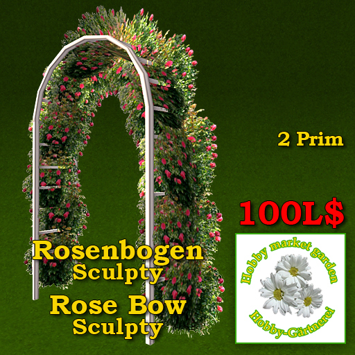 Pergola rose bow