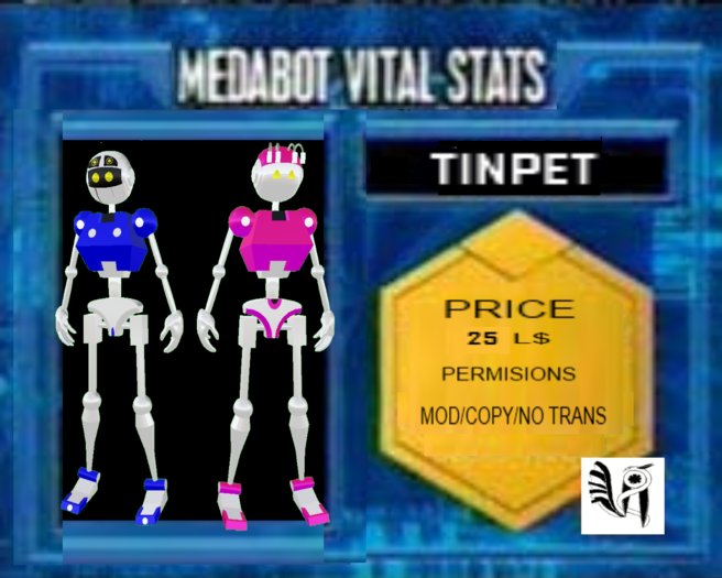 Tinpet medabot skeleton