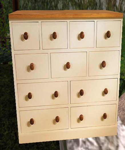 Painted 11 Drawer Multi Chest