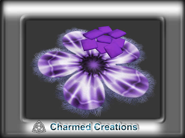 Cuddle Kiss Rug Flower Purple Incl Cuddle Kiss Menu *
