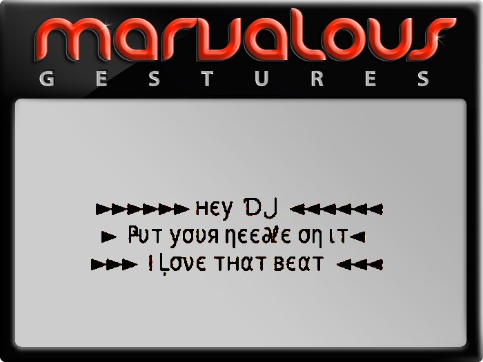 GESTURE - DJ SCRATCH 
