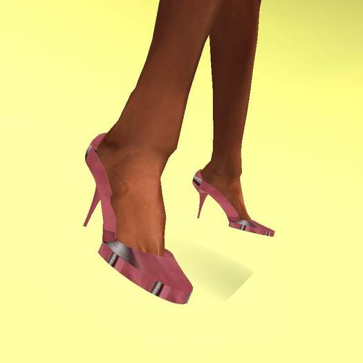 Shoes - Pink Pumps (L$1)