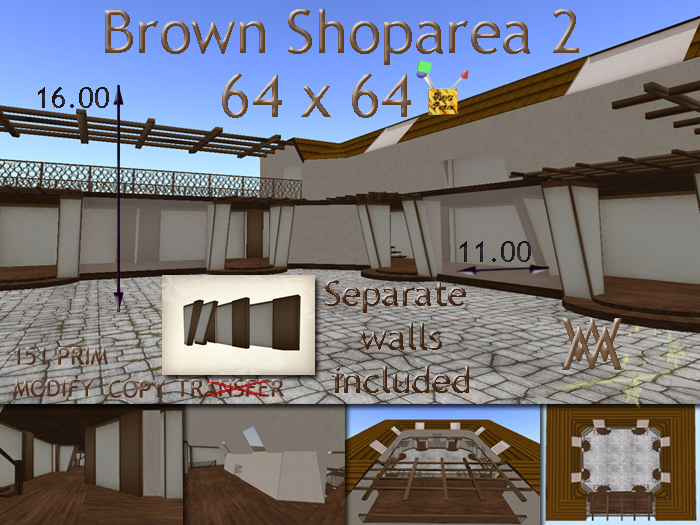 PREFAB Brown Shoparea 2 by Wild Motley