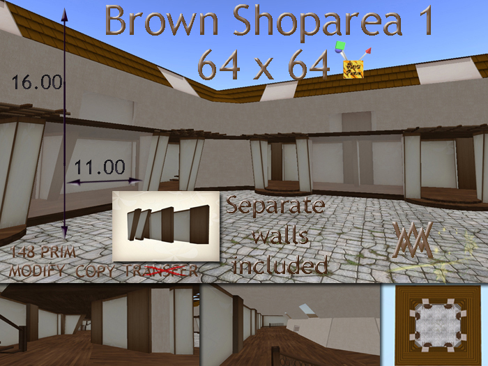PREFAB Brown Shoparea 1 by Wild Motley