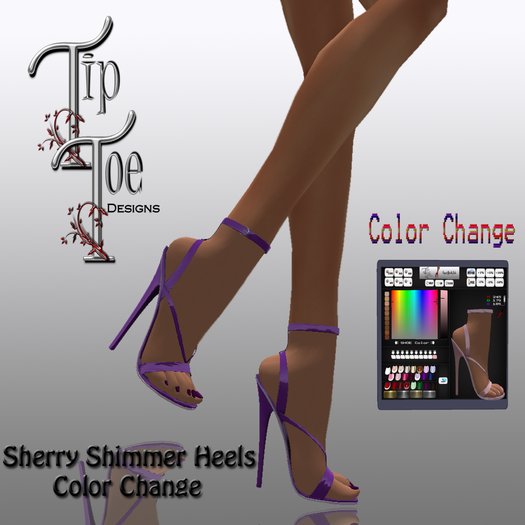 TIPTOE Sherry Shimmer Heels Color Change