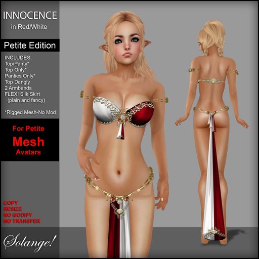 *Solange!* Petite Innocence HH - RED/WHITE