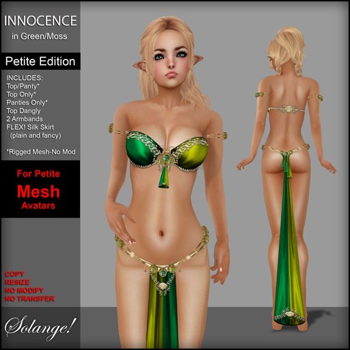 *Solange!* Petite Innocence HH - GREEN/MOSS