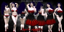 Dare Designs: April Nights - red