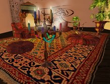 SB - CA " Colourful Persian Floor Candelabra Medium Tall  "