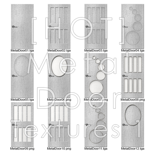 [HOT] Metal Door Textures 1