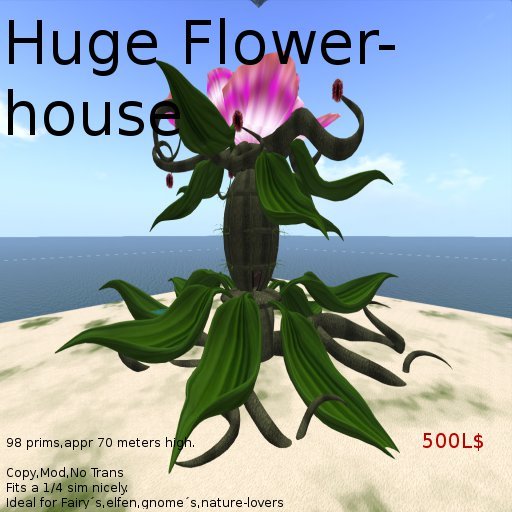 Huge Flowerhouse-Treehouse.SALE