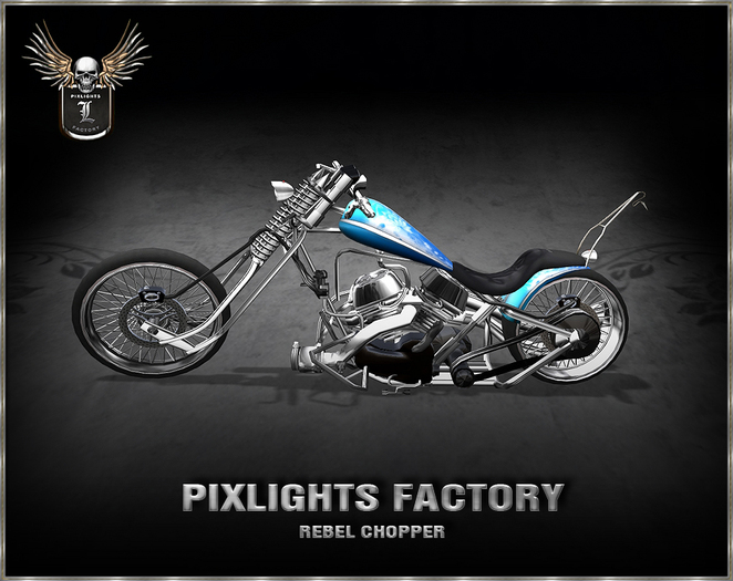PIXLIGHTS FACTORY REBEL CHOPPER (BLUE DREAM)