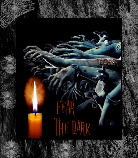 Fear the dark - framed