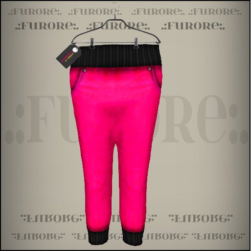 [Furore] Mesh Drop  Pants *Pinkblack Paint*