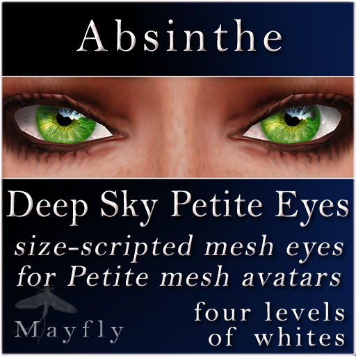 Mayfly - Deep Sky Petite Eyes (Absinthe)
