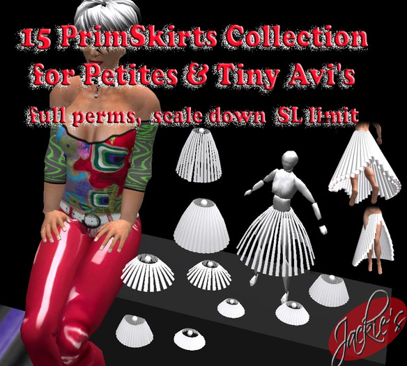 Full Perm High Density Petite and Tiny 's flexi primskirtsXSL